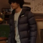 Raoul Lupin Puffer Black Jacket