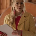 Sarah Dugdale Virgin River S06 Yellow Leather Jacket