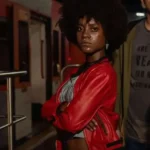 State of Fear Camilla Damião Red Leather Jacket