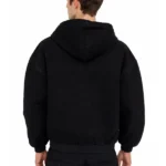 Static Supply Oversized Hooded Jacket in Washed Black Back
