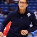 Stephanie White Basketball World Cup 2026 Blue Jacket