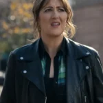 Sunny Nights D’Arcy Carden Black Moto Jacket