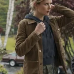 The Boys Erin Moriarty Brown Cotton Jacket