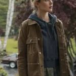 The Boys Erin Moriarty Cotton Brown Jacket