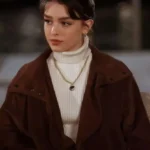 Ülkü Hilal Çiftçi Underground Suede Dark Brown Jacket