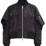 Athena Grant 9-1-1 S09 Black Bomber Front Jacket