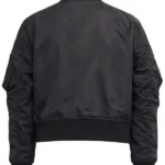 Athena Grant 9-1-1 S09 Black Bomber back Jacket