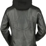 Black Leather Jacket Back