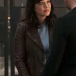 Boston Blue 2026 Maria Baez Brown Leather Jacket