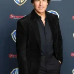 CinemaCon Tom Cruise Black Suede Blazer