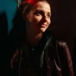 Clara Crichton Once Upon a Time in a Cinema Leather Blazer