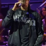 Coachella Snoop Dogg Black Satin Jacket