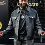 Deon Cole Michael Premiere 2026 Grey Suede Jacket