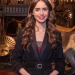 Emily In Paris S02 Emily Cooper Black ane red Blazer