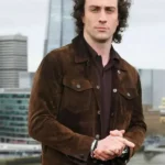 Fuze Aaron Taylor-Johnson Suede Leather Jacket