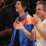 Hawks Vs Knicks Timothée Chalamet Cotton Jacket