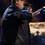 Jordan Smith The Voice 2026 Black Leather Jacket