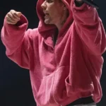 Justin Bieber Coachella Music Festival Pink Hoodie