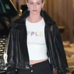LA Lili Reinhart Black Jacket