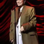 London Palladium Jessie J Oversized Olive Green Blazer