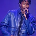 Lucky Daye Super Bowl Leather Jacket