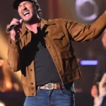 Luke Bryan Brown Suede Jacket