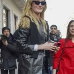 MFW 2026 Sarah Pidgeon Leather Jacket