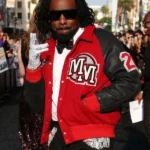 Michael Movie Premiere Wale Red & Black Varsity Jacket