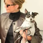 NYC Arielle Kebbel Brown Leather Jacket