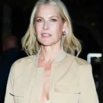 New York City Ali Larter Beige Bomber Jacket