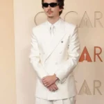 Oscars Timothee Chalamet Blazer White
