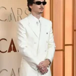 Oscars Timothee Chalamet White Blazer