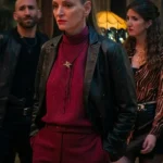 Pretty Lethal Devora Kasimer Black Leather Blazer