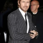 Project Hail Mary Premiere Ryan Gosling Pinstripe Blazer