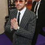 Project Hail Mary Premiere Ryan Gosling Pinstripe Suit