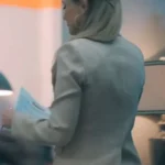 Running Point S02 Isla Gordon Beige Blazer Back
