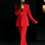 Sandra Bullock CinemaCon Red Blazer