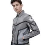 Strange New Worlds Grey Leather Jacket