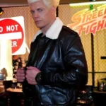 Street Fighter Cody Rhodes Shearling Leather Jacket