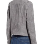 Supergirl Nicole Maines Suede Jacket Back