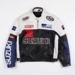 Suzuki Motorcycle Leather Racing Jacket