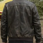 The Dog Stars Josh Brolin Leather Jacket Back