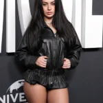 The Moment Charli XCX Black Leather Jacket