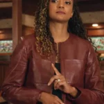 The Rookie Nyla Harper Brown Leather Jacket