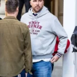 Travis Kelce New York 2026 Grey Hoodie