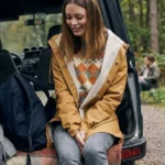 Viking Wolf 2023 Liv Mjones Brown Cotton Hooded Jacket