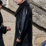 Wednesday S03 Uncle Fester Leather Coat