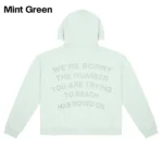 1 800 Boys Lie Hoodie Mint Back