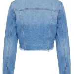 All The While Stretch Denim Jacket - Light Wash Back