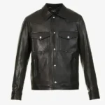 American Idol S24 Ryan Seacrest Leather Shirt Jacket